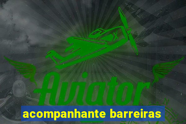 acompanhante barreiras